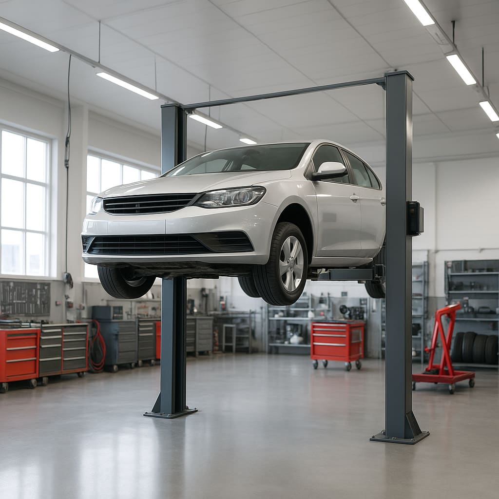 Autoservis interiér